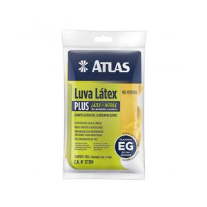 Luva De Borracha Látex - Atlas