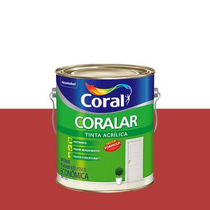 Tinta Coralar Econômica Acrílica Fosca - Coral 3,6L