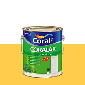 Tinta Coralar Econômica Acrílica Fosca - Coral 3,6L