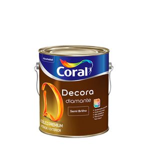 Decora Acrílico Premium Diamante - Coral 3,6L