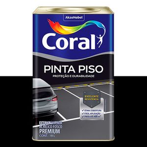 Tinta Pinta Piso Acrílico Premium Fosco - Coral 18L