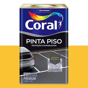 Tinta Pinta Piso Acrílico Premium Fosco - Coral 18L