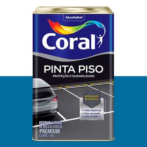 Tinta Pinta Piso Acrílico Premium Fosco - Coral 18L
