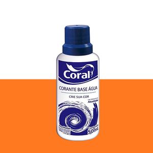 Corante Base Água - Coral 50ml
