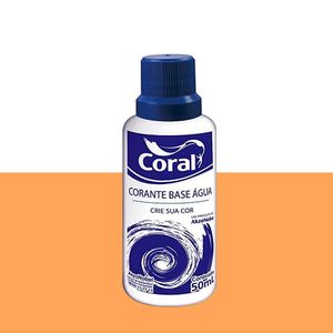Corante Base Água - Coral 50ml