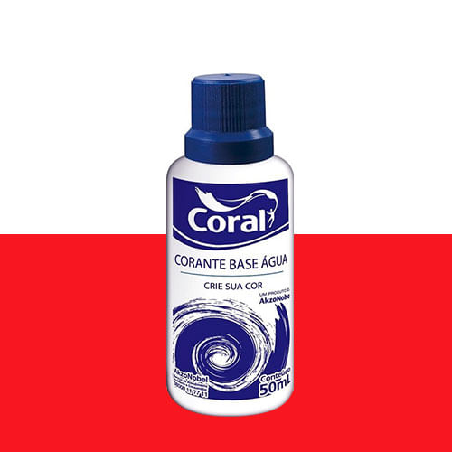 Corante-Base-Agua-Vermelho---Coral-50ml