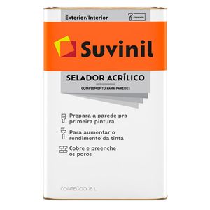 Selador Acrílico Parede Interna e Externa - Suvinil 18L
