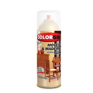 Spray Verniz Madeira Natural Fosco - Colorgin