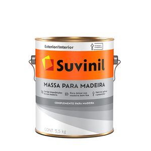 Massa Para Madeira - Suvinil 5,5Kg