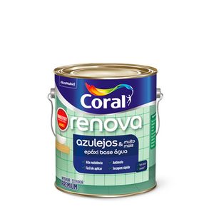 Renova Azulejos Base água Branco Brilhante - Coral 3,6L (Wandepoxy)