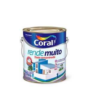 Tinta Acrílica Rende Muito - Coral 3,6L