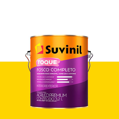 Toque-Fosco-Completo-Amarelo-Real---Suvinil-32L