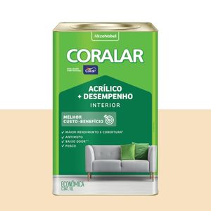 Tinta Coralar Econômica Acrílica Fosca - Coral 18L