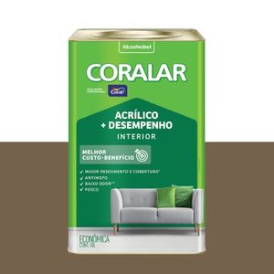 Tinta Coralar Econômica Acrílica Fosca - Coral 18L