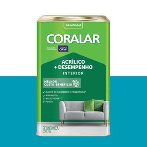 Tinta Coralar Econômica Acrílica Fosca - Coral 18L