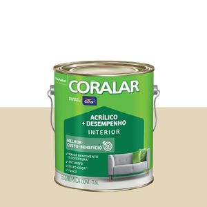 Tinta Coralar Econômica Acrílica Fosca - Coral 3,6L