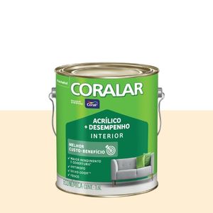 Tinta Coralar Econômica Acrílica Fosca - Coral 3,6L