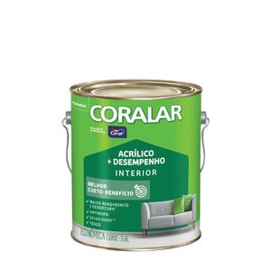 Tinta Coralar Econômica Acrílica Fosca - Coral 3,6L