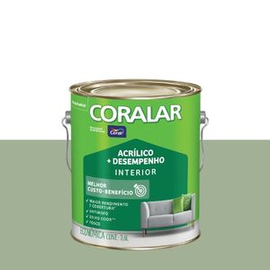 Tinta Coralar Econômica Acrílica Fosca - Coral 3,6L