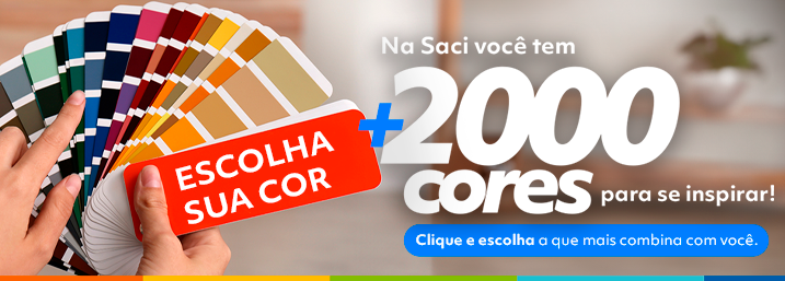 Clique e se inspire em nossas mais de 2000 cores.