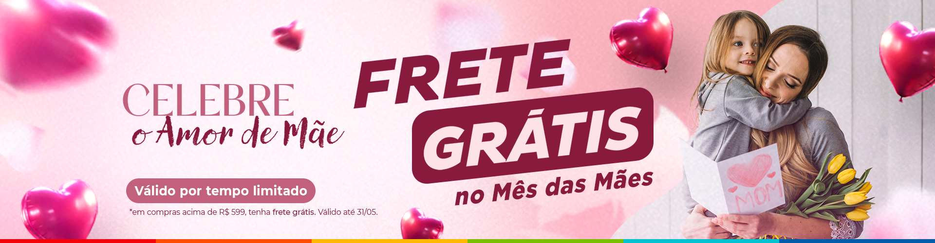 Mês das Mães é na Saci Tintas: Aproveite o frete grátis e dê aquele presentão para a sua mãe. Celebre o Amor de Mãe.